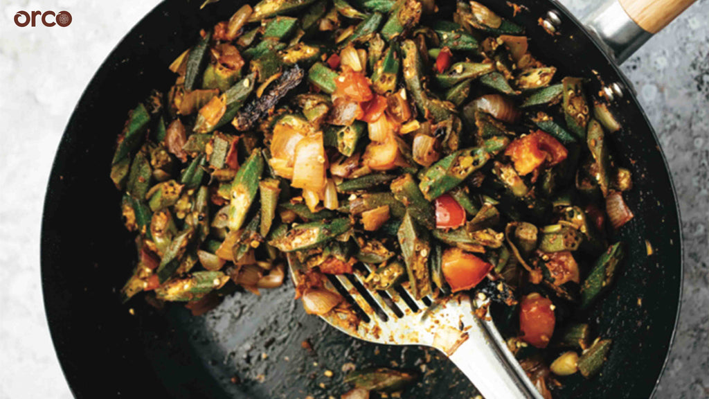 Organic Roasted Bhindi Masala