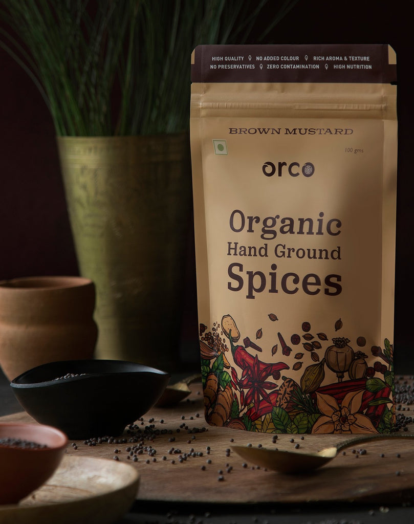 Organic Brown Mustard - orcospices