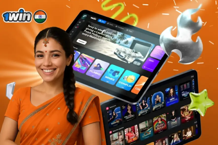 Banner highlighting why millions of users in India trust 1win for betting and casino